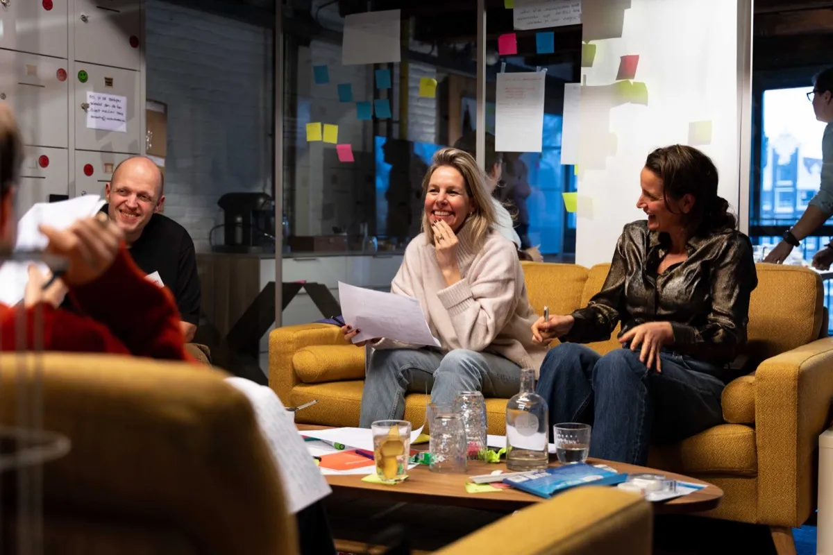 Deelnemers aan een live Behavioural Design training in Amsterdam