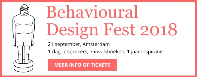 Get your ticket for Behavioural Design Fest, September 21st, Amsterdam