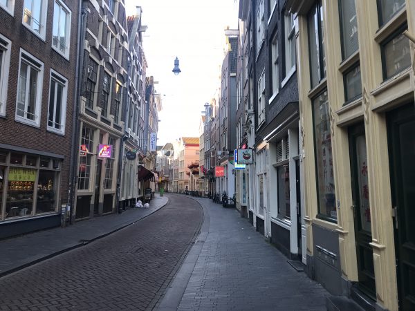 Amsterdam empty street 2